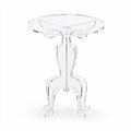 Mesa de Canto Provençal em Acrílico Cristal