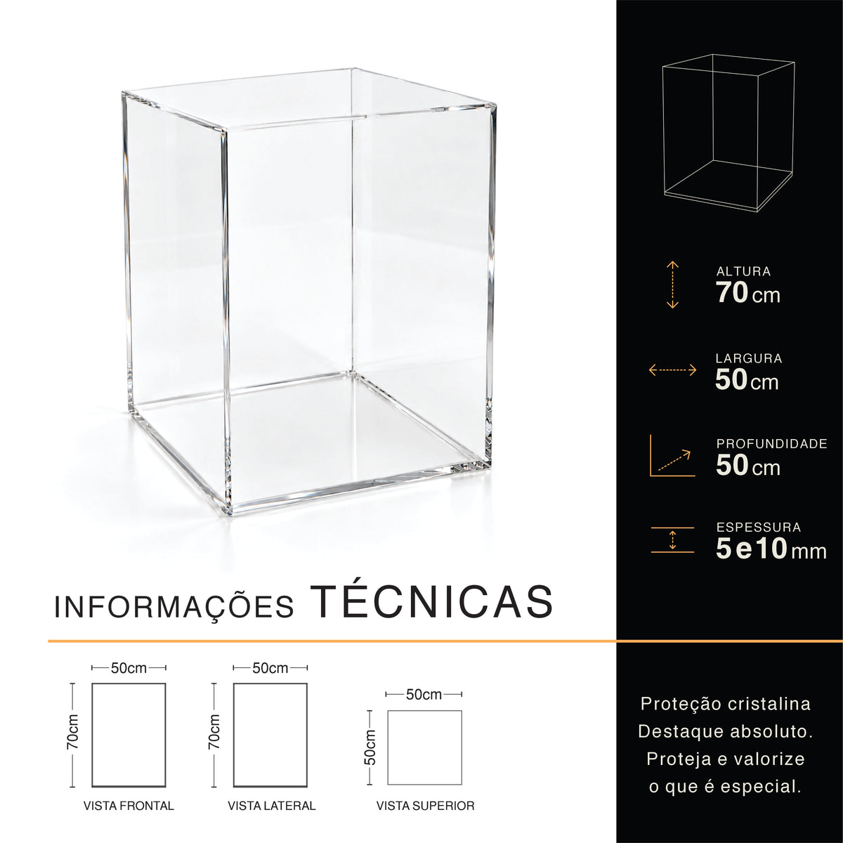 Caixa Expositora Vertical