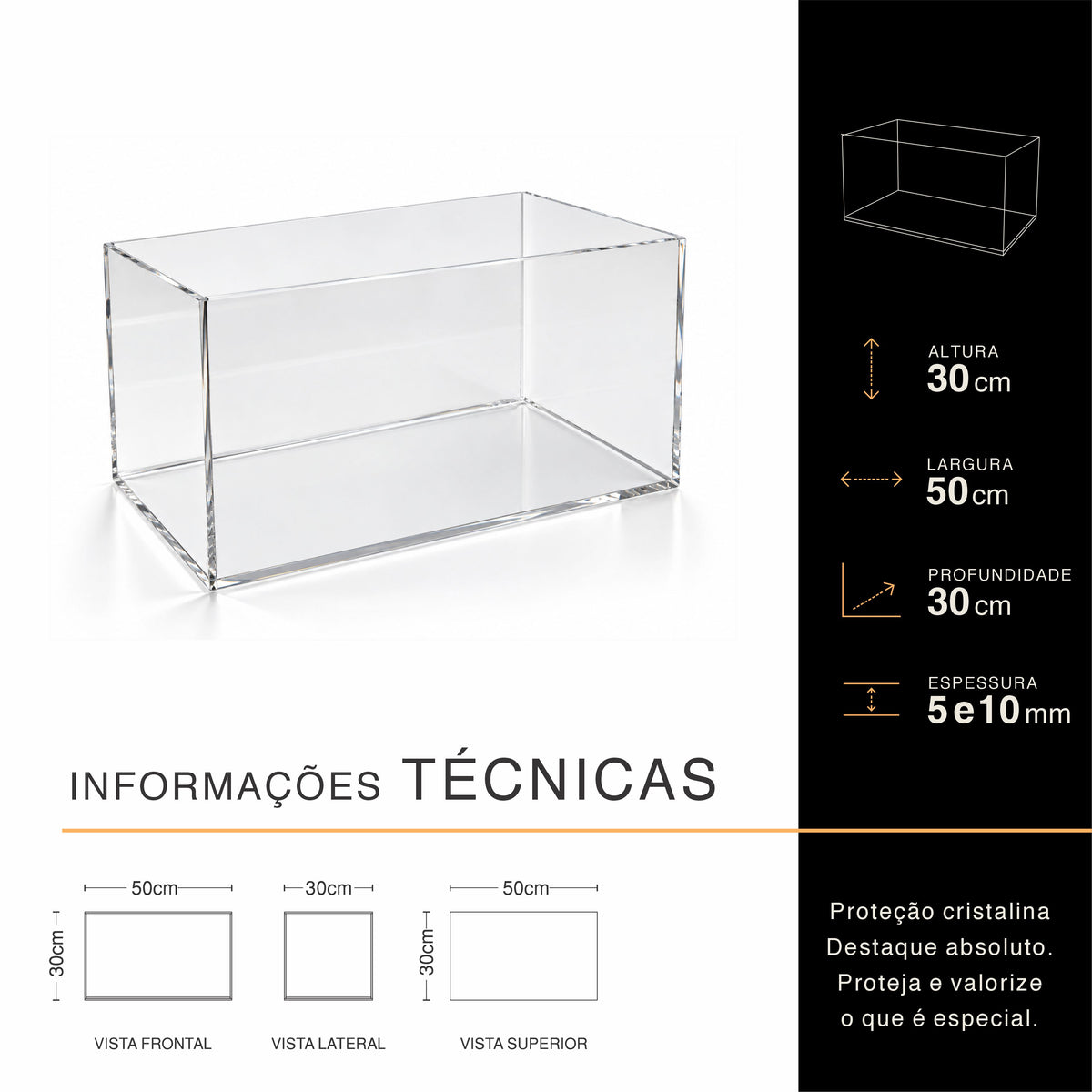 Caixa Expositora Horizontal