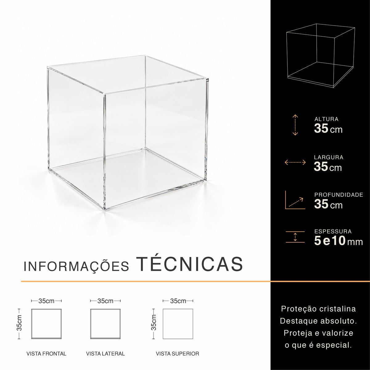Caixa Expositora Cubo