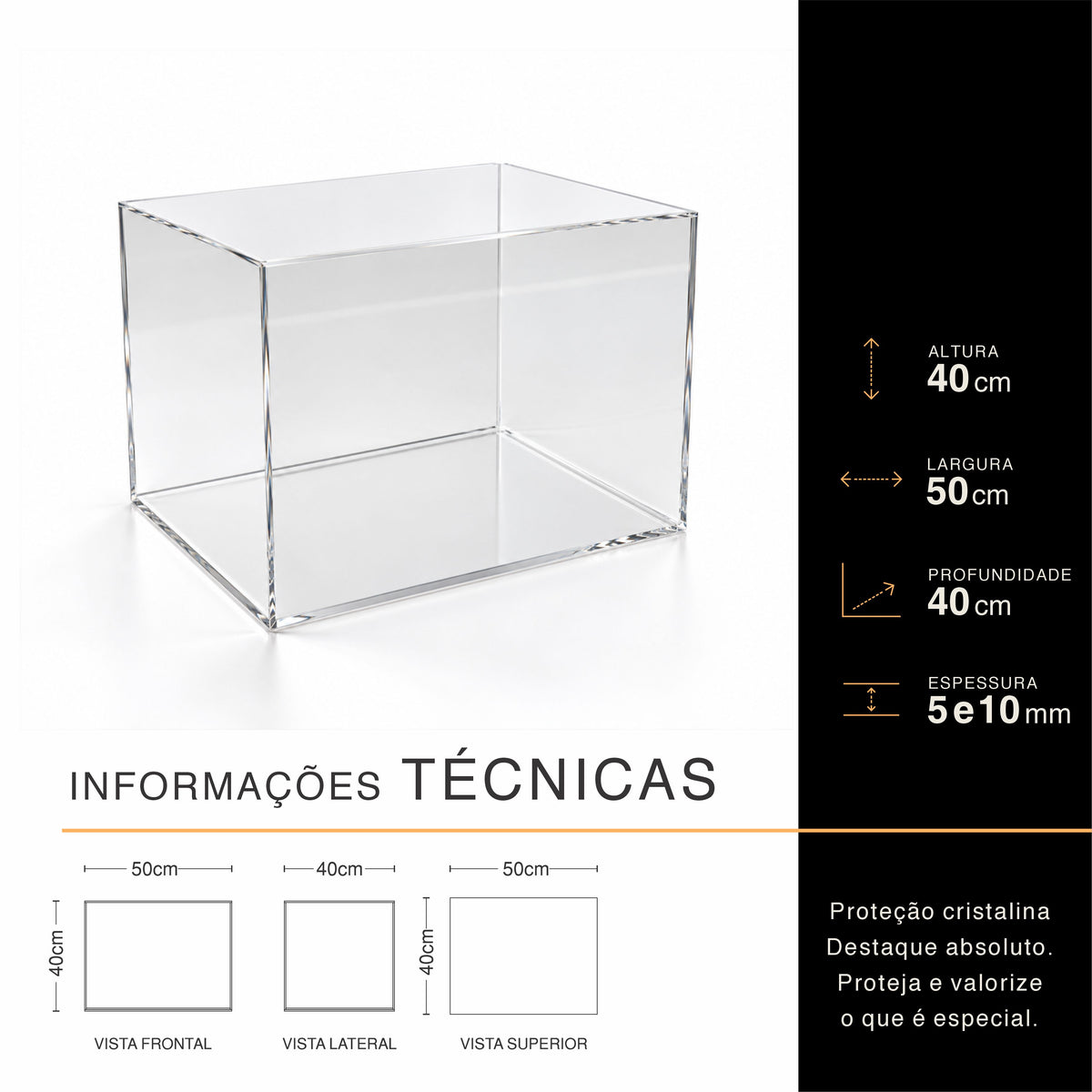 Caixa Expositora Horizontal
