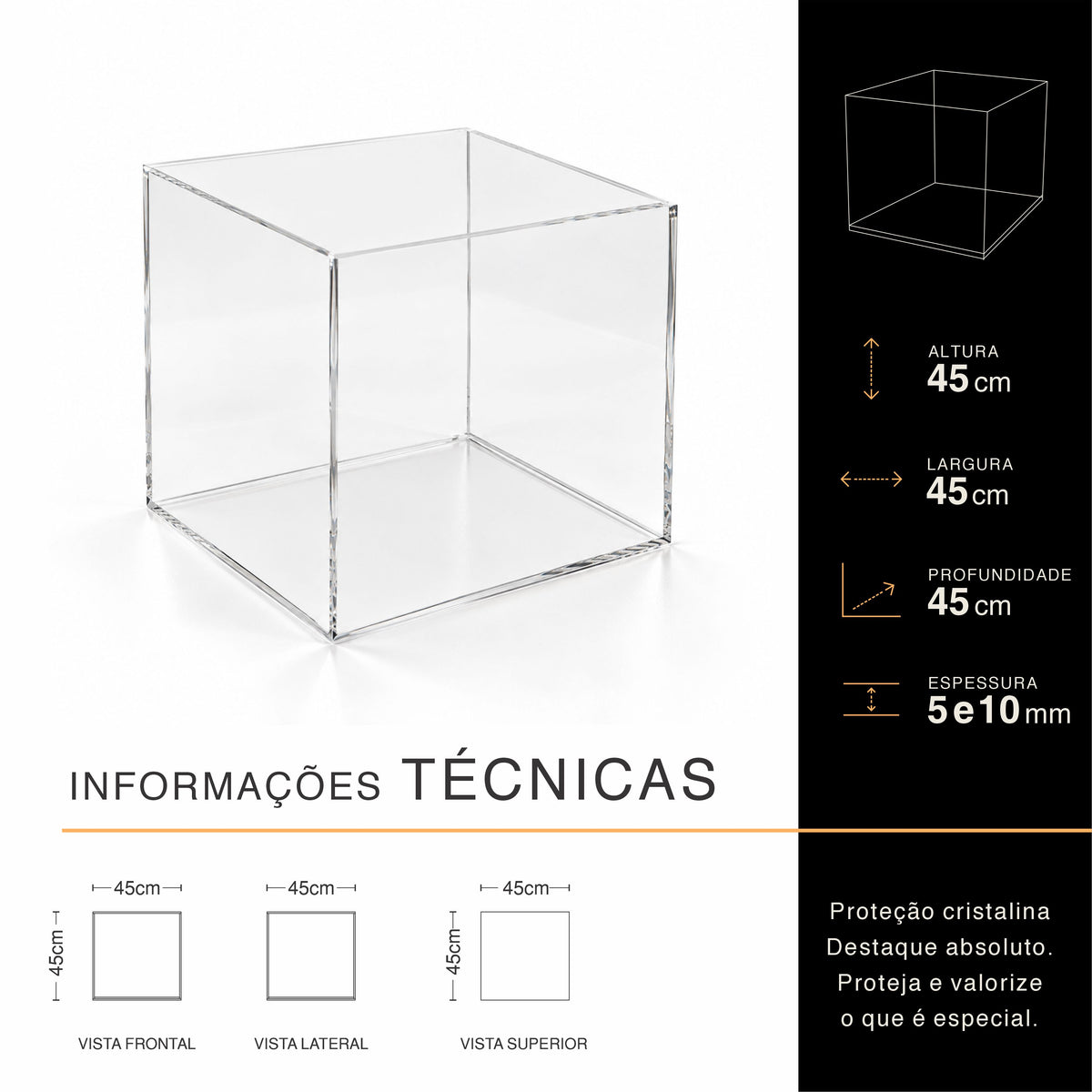 Caixa Expositora Cubo