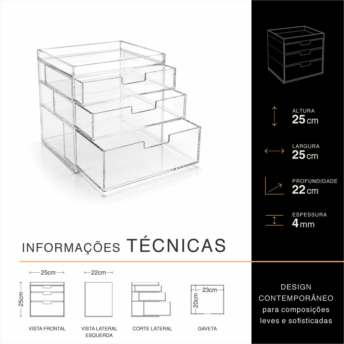 Organizador Gaveteiro | Modelo 3