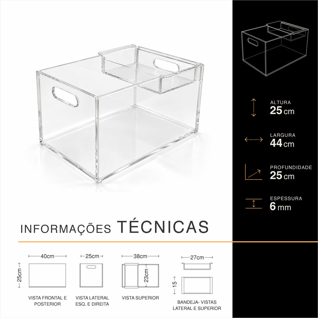 Champanheira com Bandeja Integrada