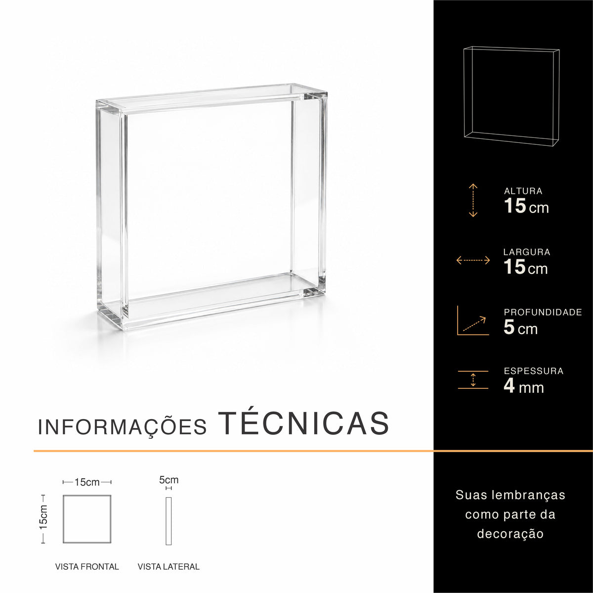 Moldura Quadro | Mesa e parede