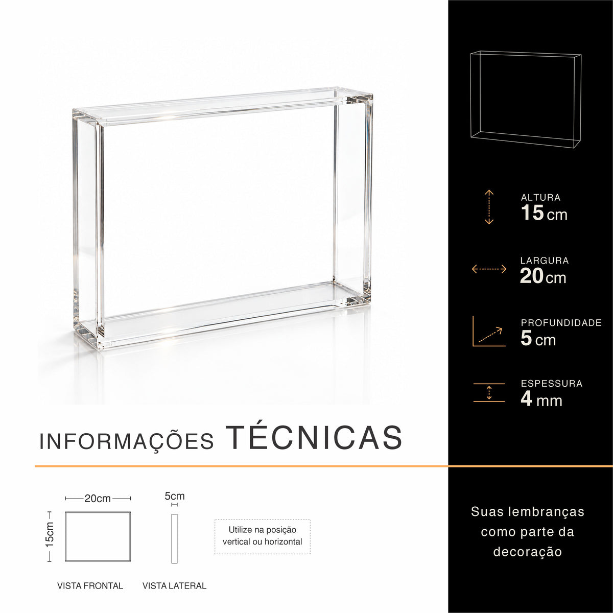 Moldura Quadro | Mesa e parede