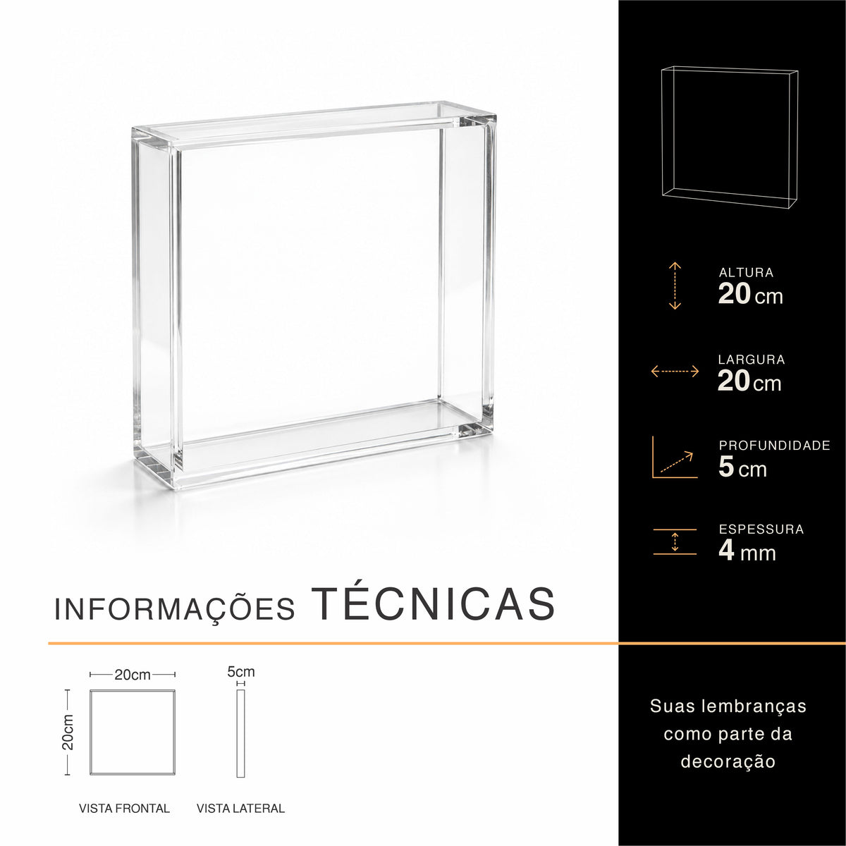 Moldura Quadro | Mesa e parede