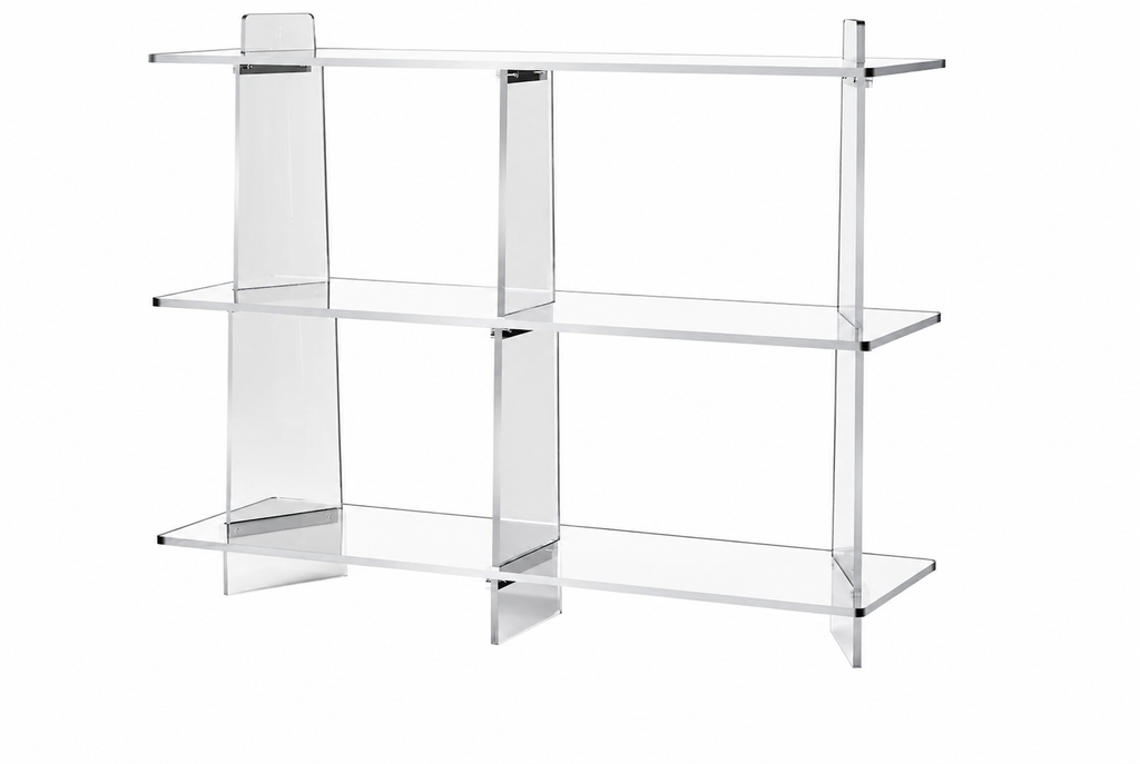 Aparador SLIM 3 Prateleiras em Acrílico Cristal