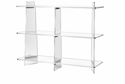 Aparador SLIM 3 Prateleiras em Acrílico Cristal