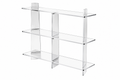 Aparador SLIM 3 Prateleiras em Acrílico Cristal