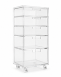 Gaveteiro Organizador Móvel Compacto 5 Gavetas - H=65cm